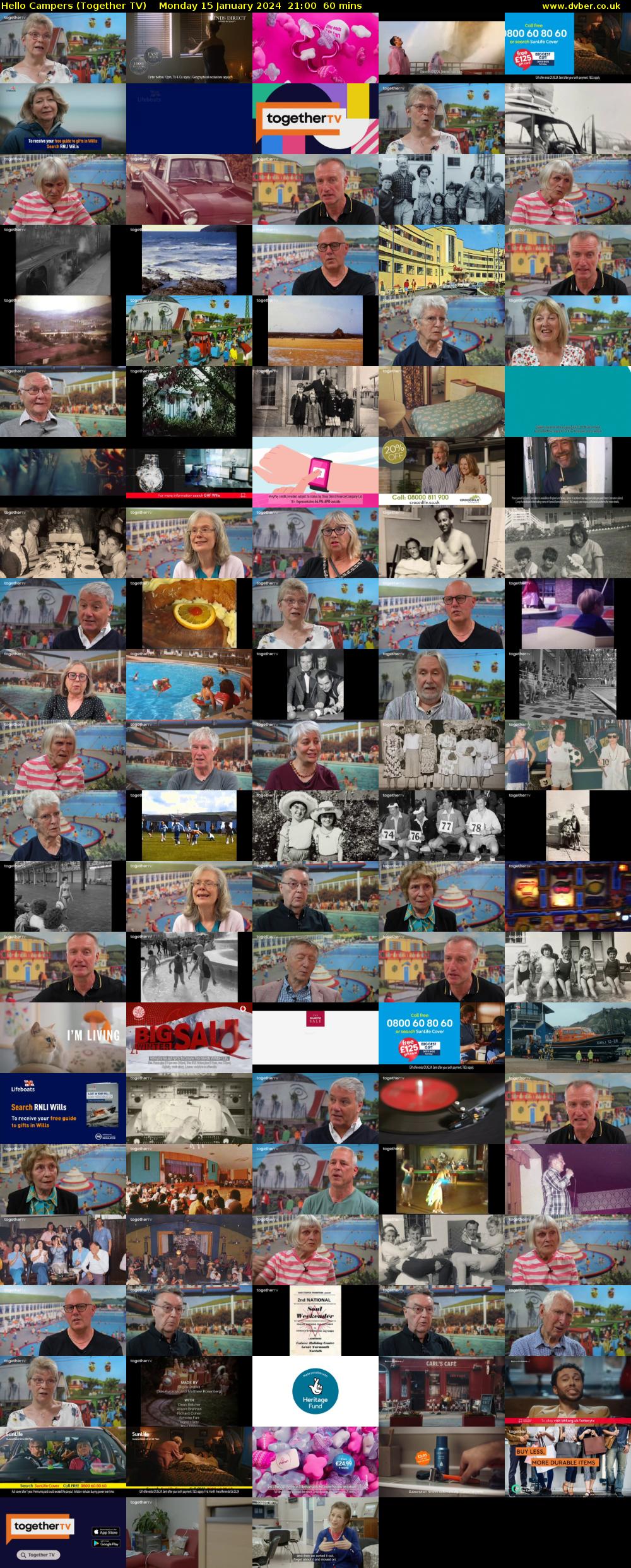 Hello Campers (Together TV) Monday 15 January 2024 21:00 - 22:00