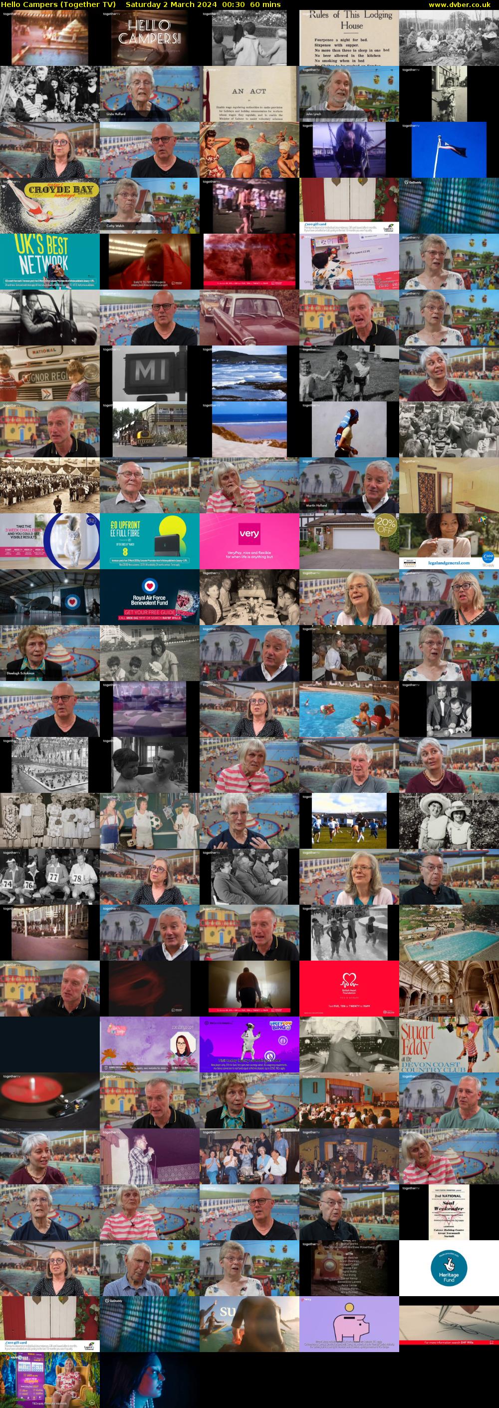 Hello Campers (Together TV) Saturday 2 March 2024 00:30 - 01:30