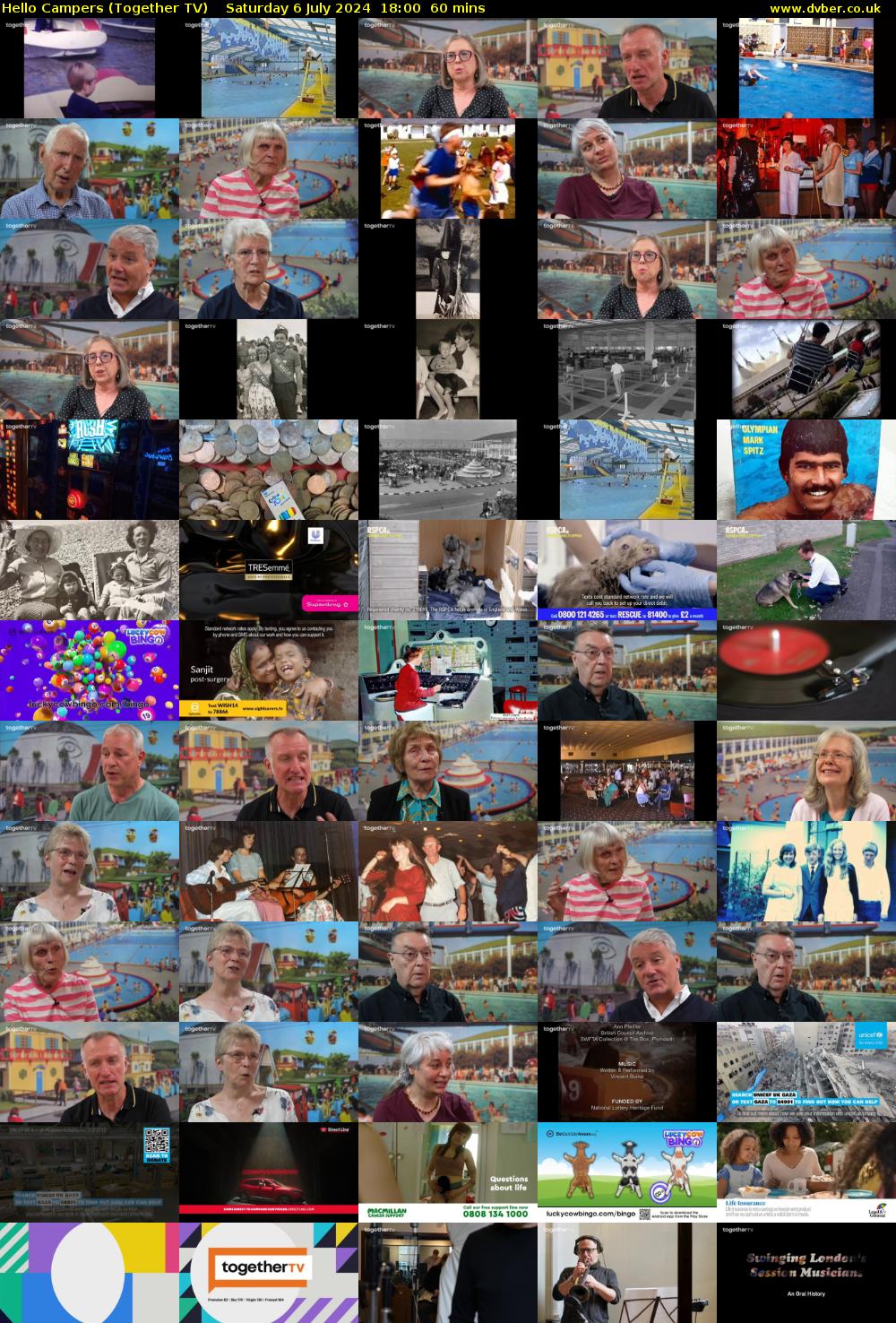 Hello Campers (Together TV) Saturday 6 July 2024 18:00 - 19:00