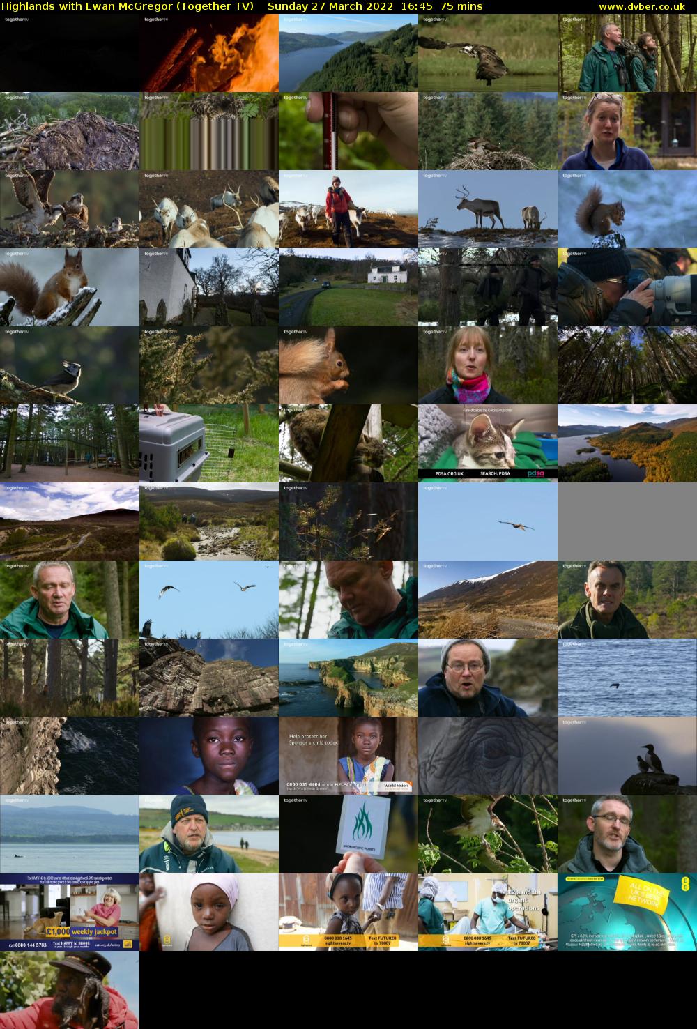 Highlands with Ewan McGregor (Together TV) Sunday 27 March 2022 16:45 - 18:00