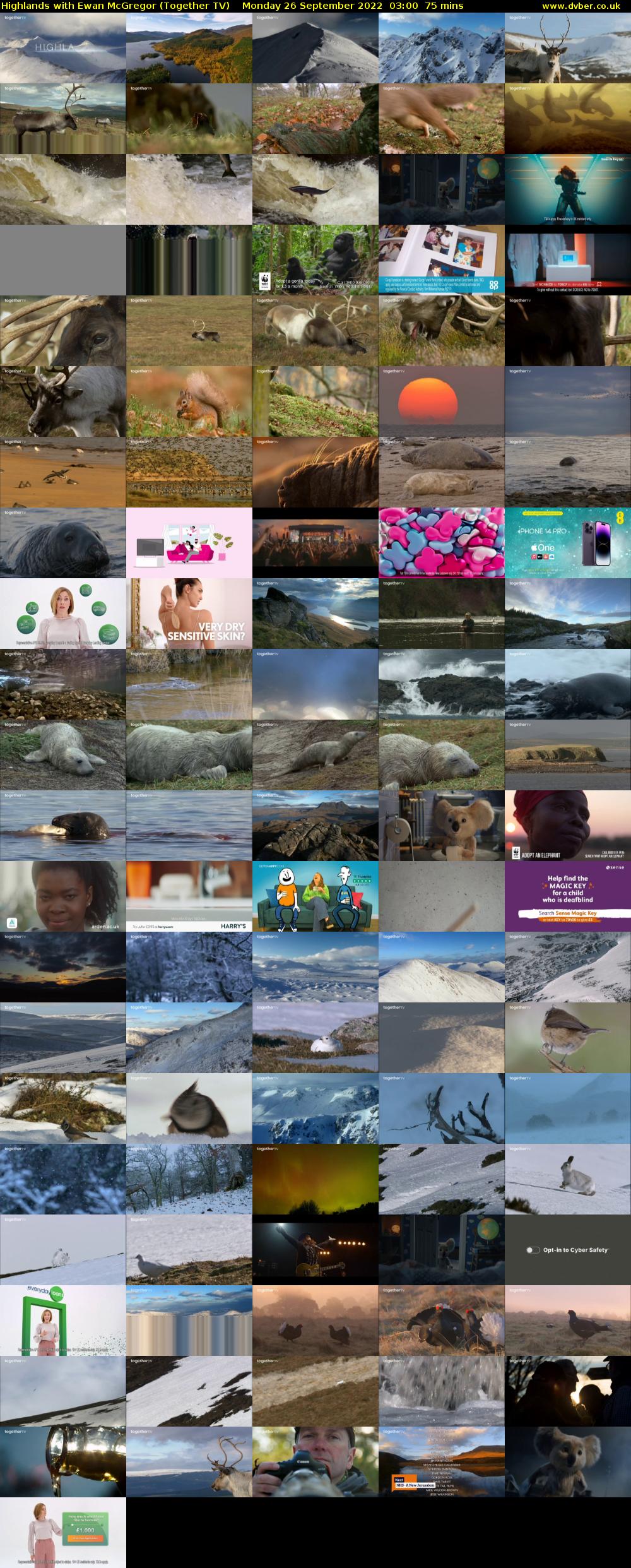 Highlands with Ewan McGregor (Together TV) Monday 26 September 2022 03:00 - 04:15