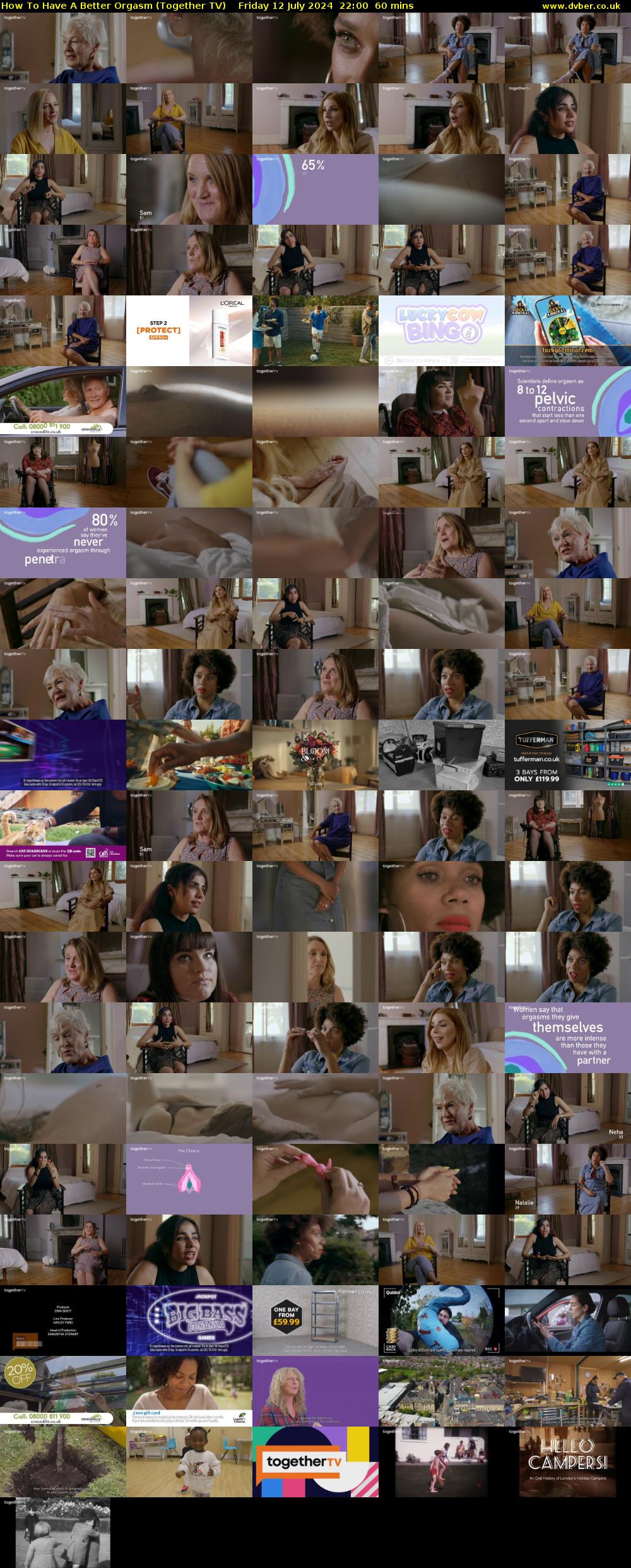 How To Have A Better Orgasm (Together TV) Friday 12 July 2024 22:00 - 23:00