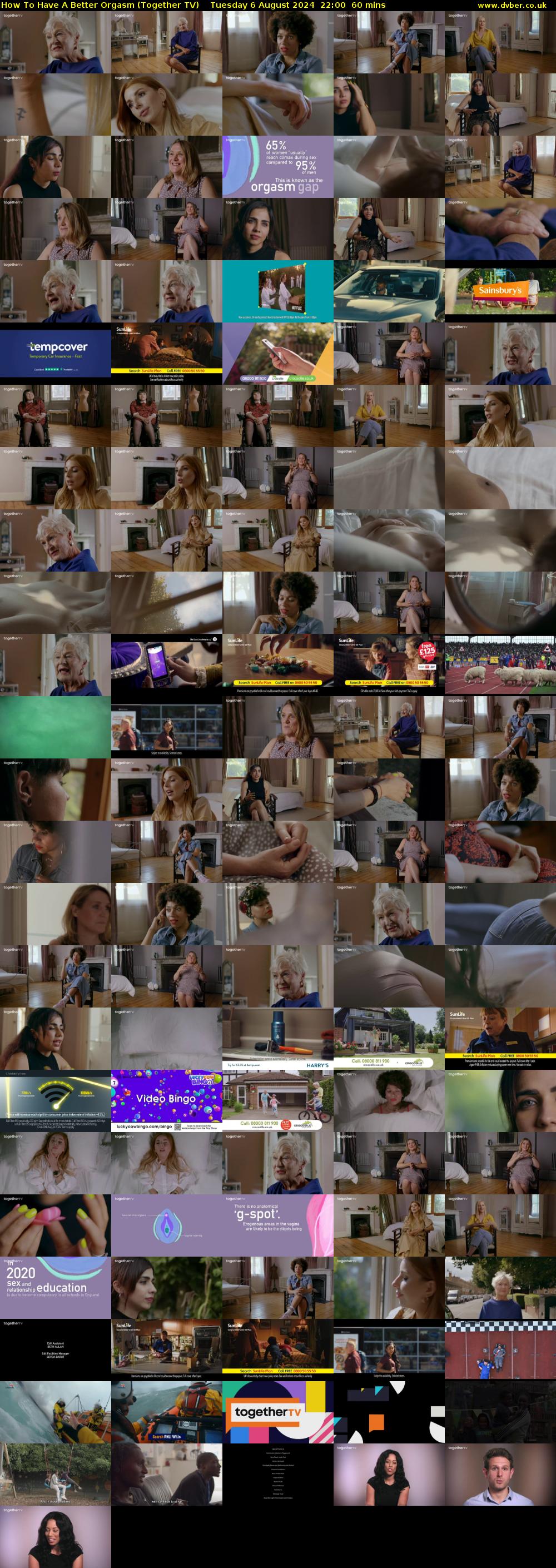 How To Have A Better Orgasm (Together TV) Tuesday 6 August 2024 22:00 - 23:00