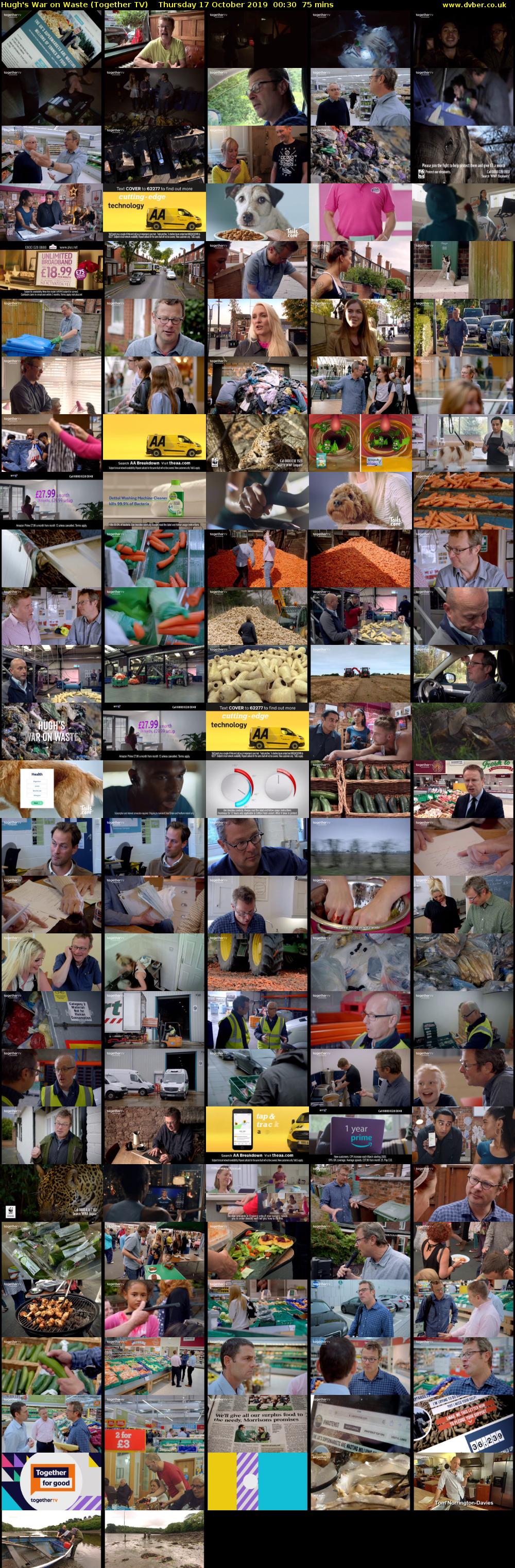 Hugh's War on Waste (Together TV) Thursday 17 October 2019 00:30 - 01:45