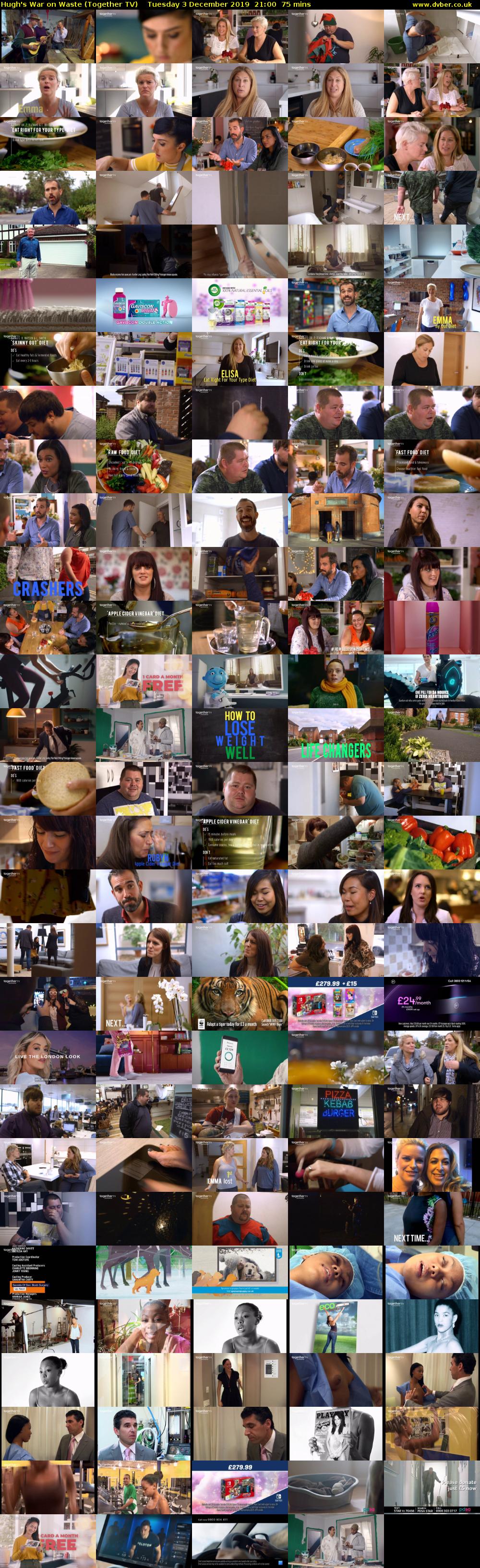 Hugh's War on Waste (Together TV) Tuesday 3 December 2019 21:00 - 22:15