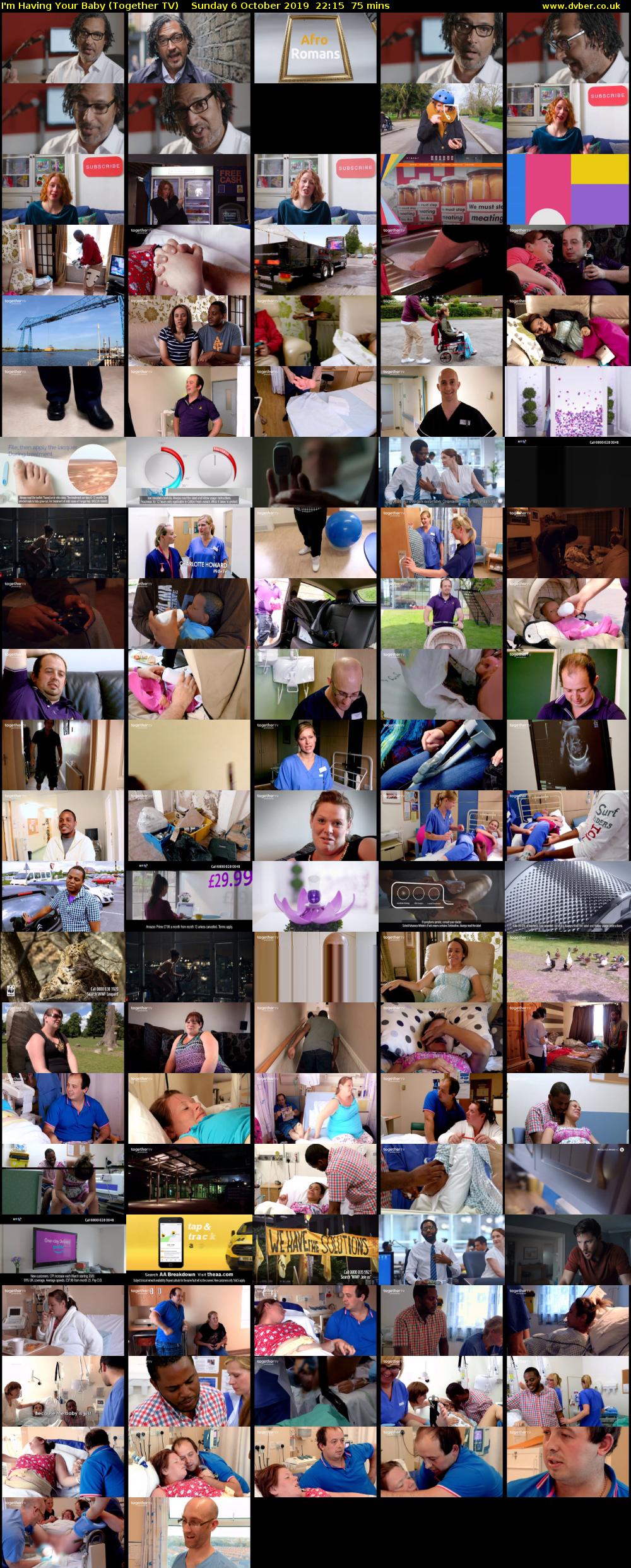 I'm Having Your Baby (Together TV) Sunday 6 October 2019 22:15 - 23:30