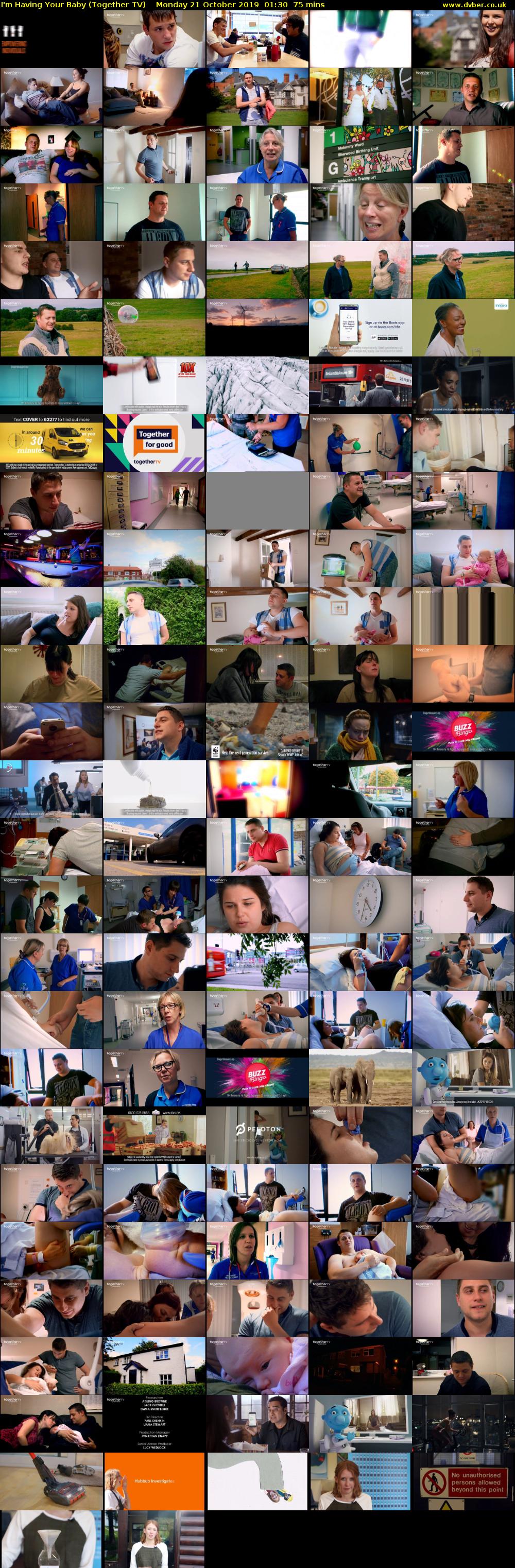 I'm Having Your Baby (Together TV) Monday 21 October 2019 01:30 - 02:45