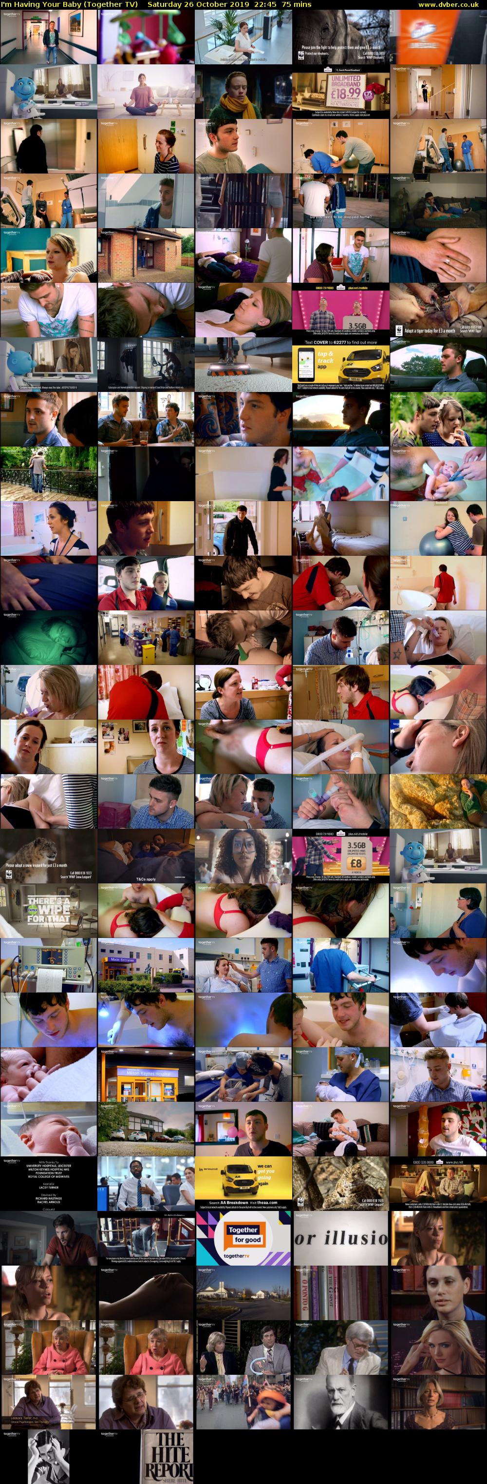 I'm Having Your Baby (Together TV) Saturday 26 October 2019 22:45 - 00:00