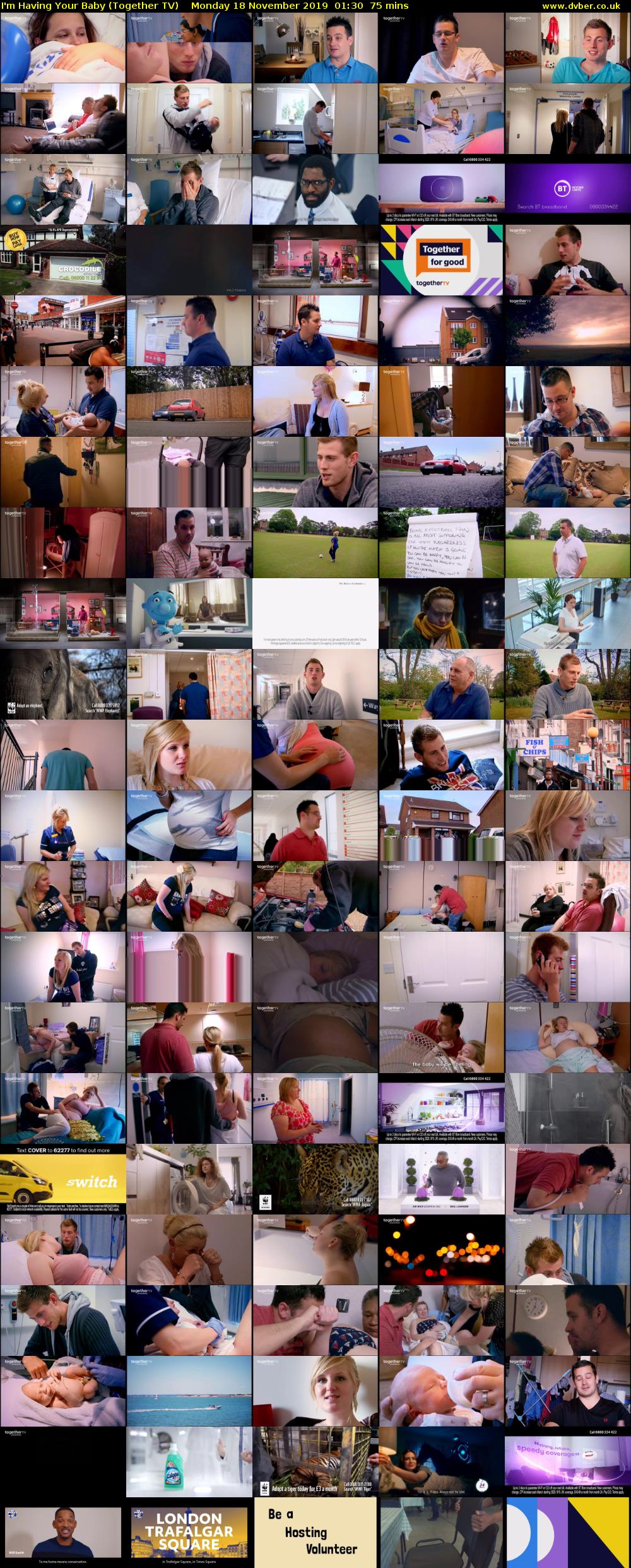 I'm Having Your Baby (Together TV) Monday 18 November 2019 01:30 - 02:45