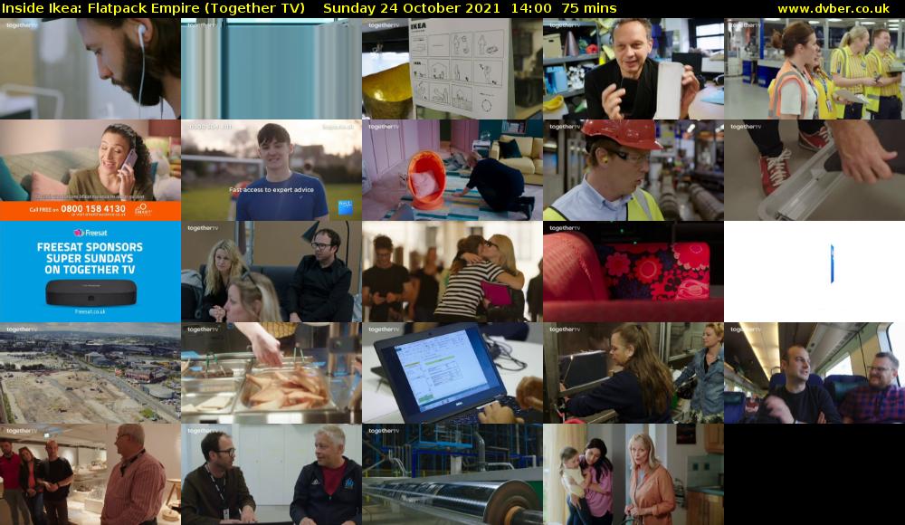 Inside Ikea: Flatpack Empire (Together TV) Sunday 24 October 2021 14:00 - 15:15