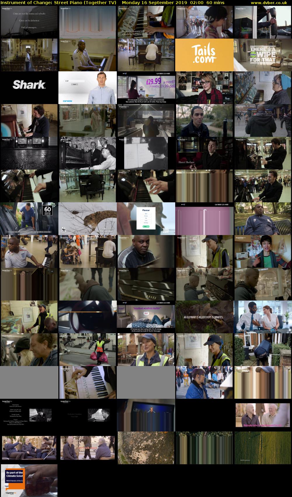 Instrument of Change: Street Piano (Together TV) Monday 16 September 2019 02:00 - 03:00