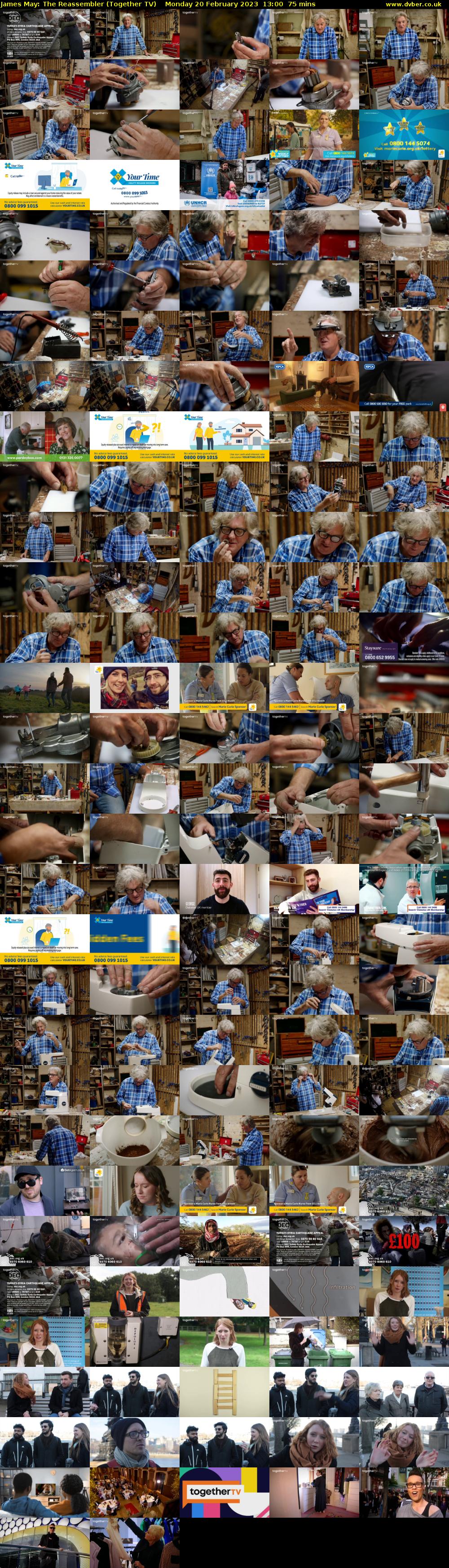 James May: The Reassembler (Together TV) Monday 20 February 2023 13:00 - 14:15