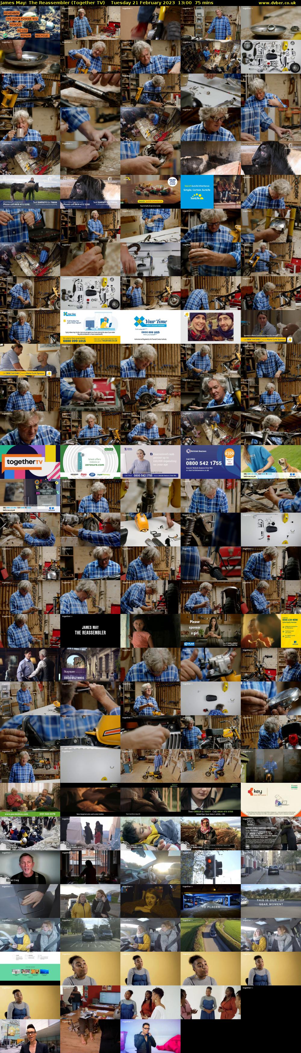 James May: The Reassembler (Together TV) Tuesday 21 February 2023 13:00 - 14:15