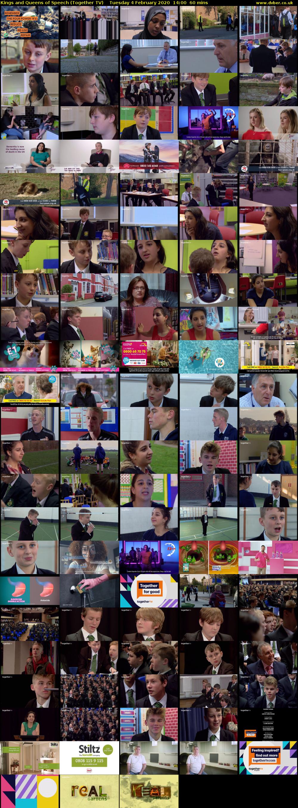 Kings and Queens of Speech (Together TV) Tuesday 4 February 2020 14:00 - 15:00