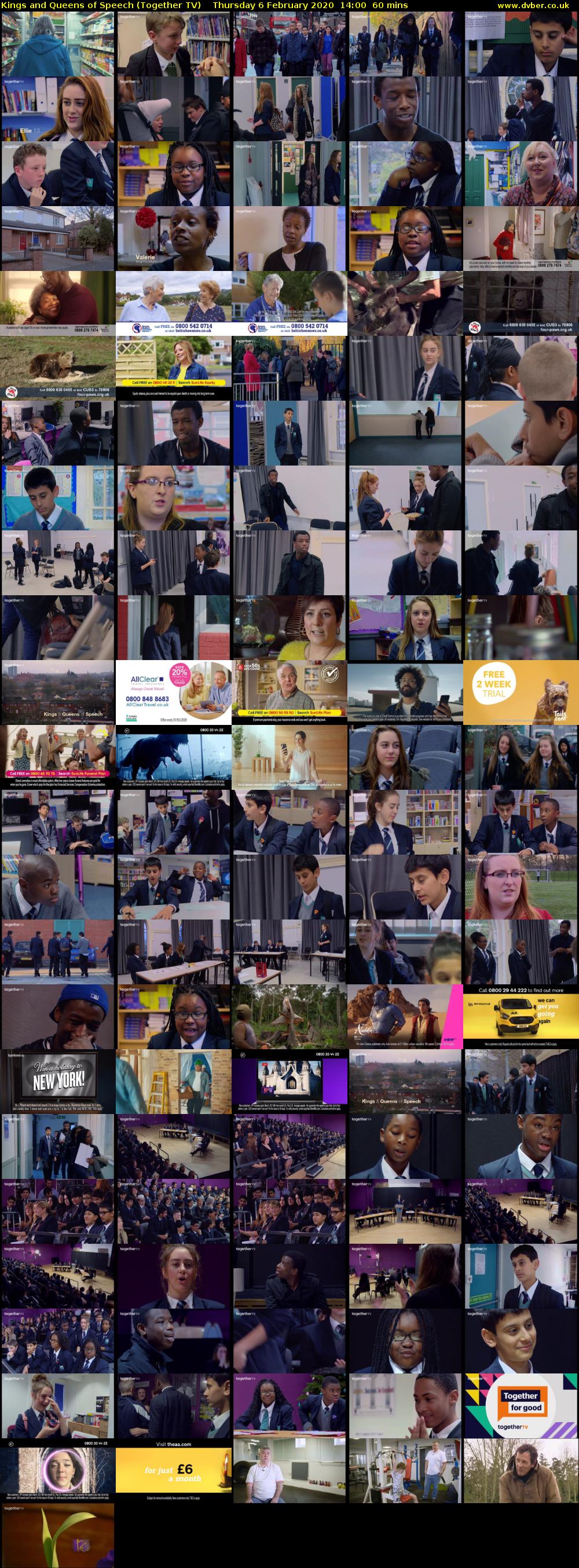 Kings and Queens of Speech (Together TV) Thursday 6 February 2020 14:00 - 15:00