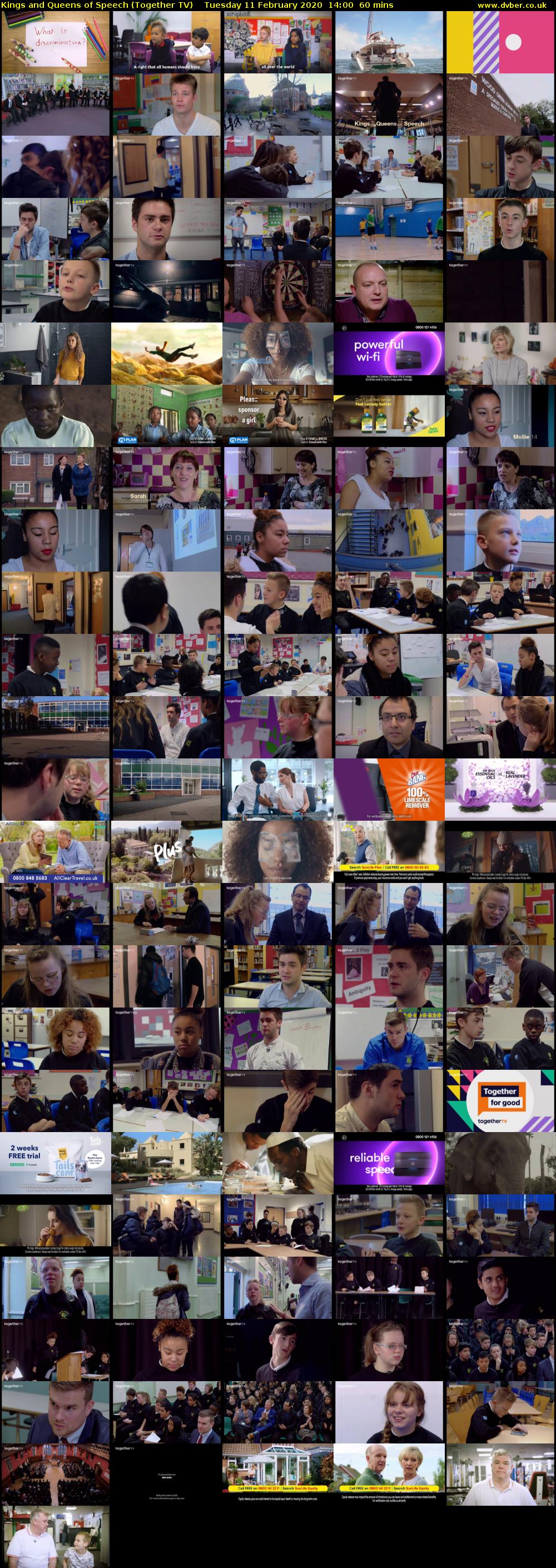 Kings and Queens of Speech (Together TV) Tuesday 11 February 2020 14:00 - 15:00