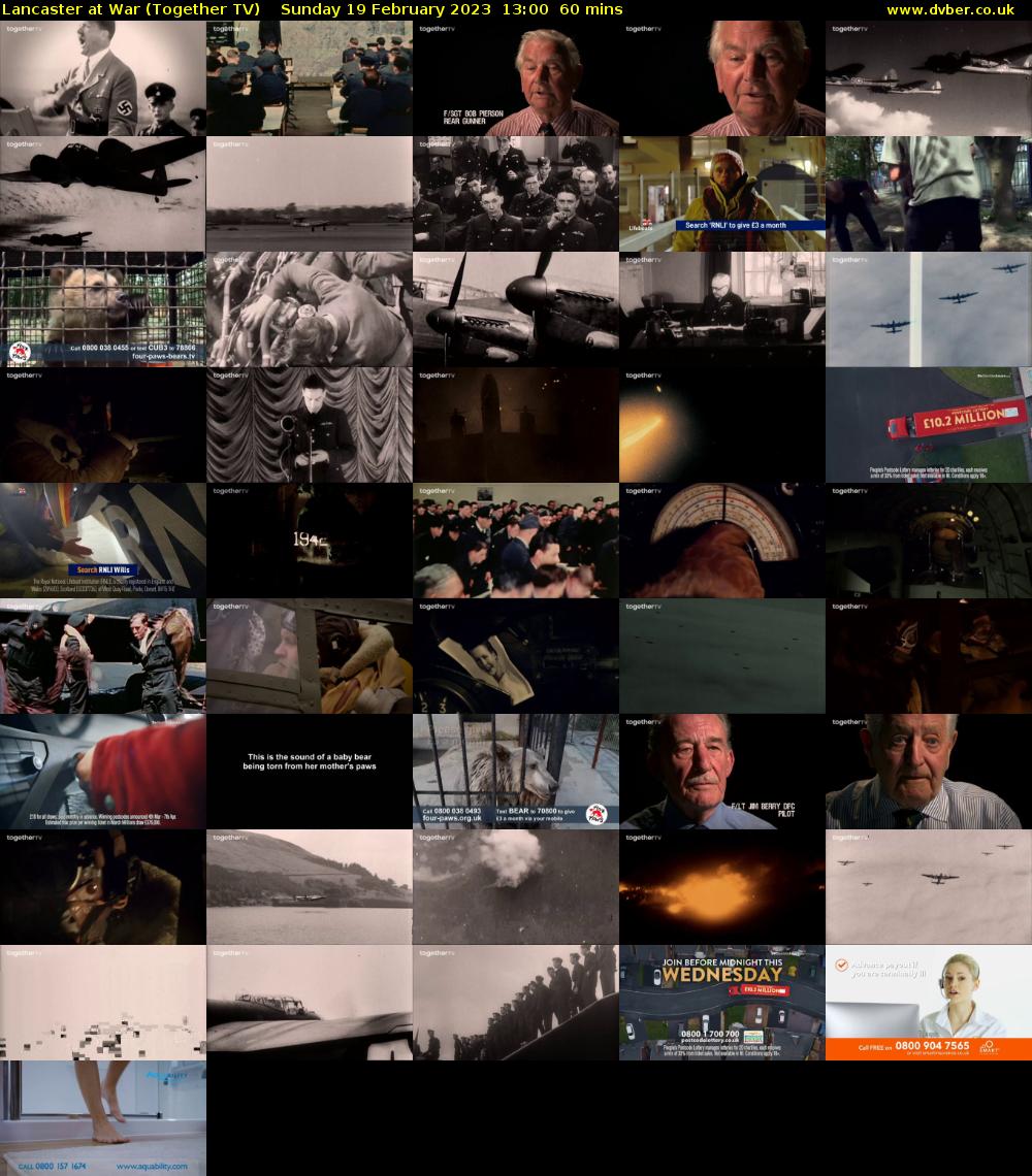 Lancaster at War (Together TV) Sunday 19 February 2023 13:00 - 14:00