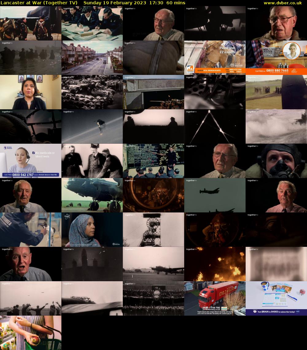 Lancaster at War (Together TV) Sunday 19 February 2023 17:30 - 18:30
