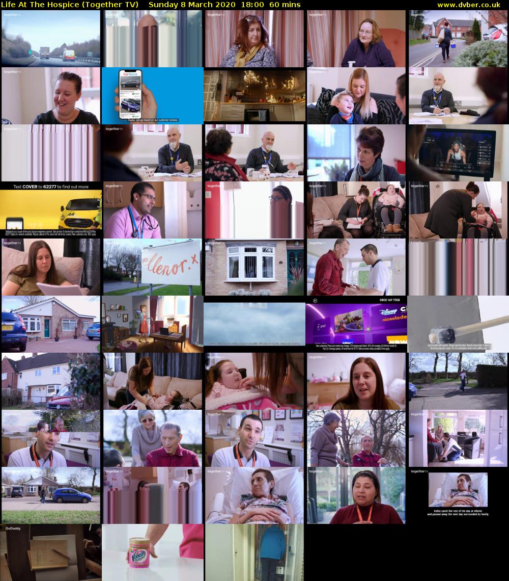 Life At The Hospice (Together TV) Sunday 8 March 2020 18:00 - 19:00