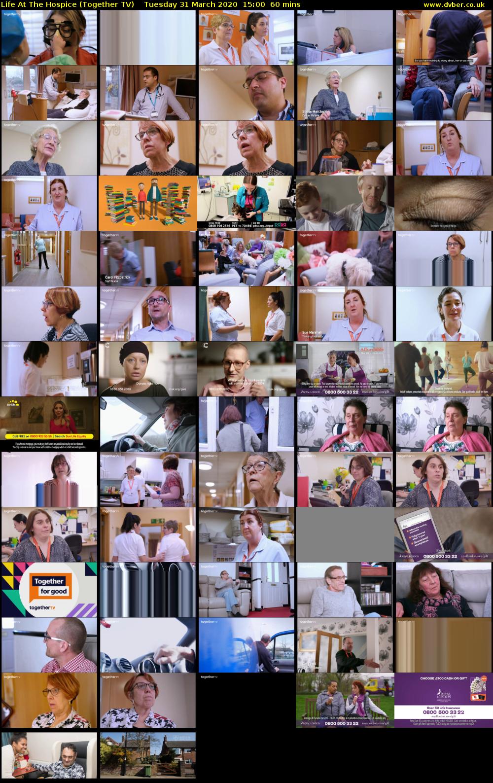 Life At The Hospice (Together TV) Tuesday 31 March 2020 15:00 - 16:00