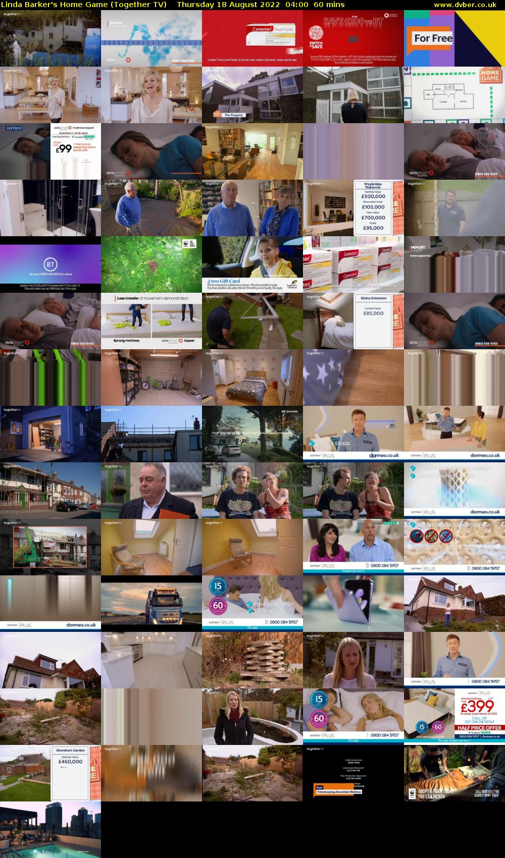 Linda Barker's Home Game (Together TV) Thursday 18 August 2022 04:00 - 05:00