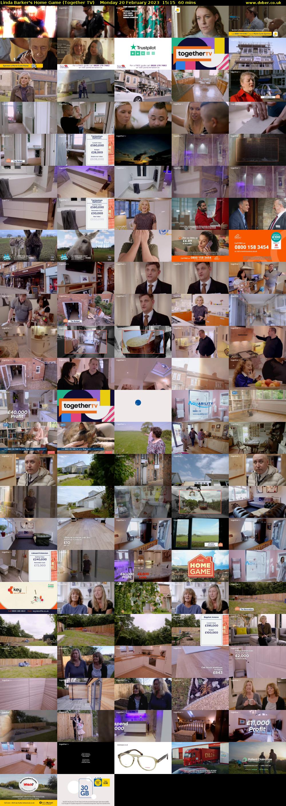 Linda Barker's Home Game (Together TV) Monday 20 February 2023 15:15 - 16:15