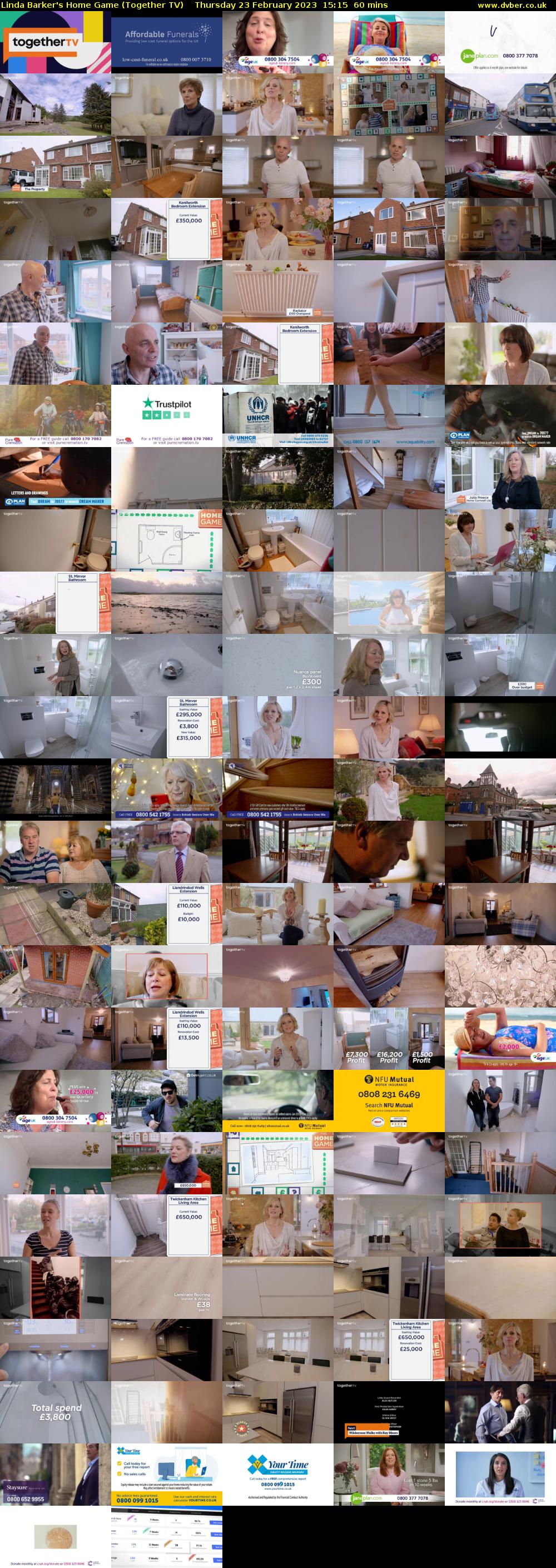 Linda Barker's Home Game (Together TV) Thursday 23 February 2023 15:15 - 16:15