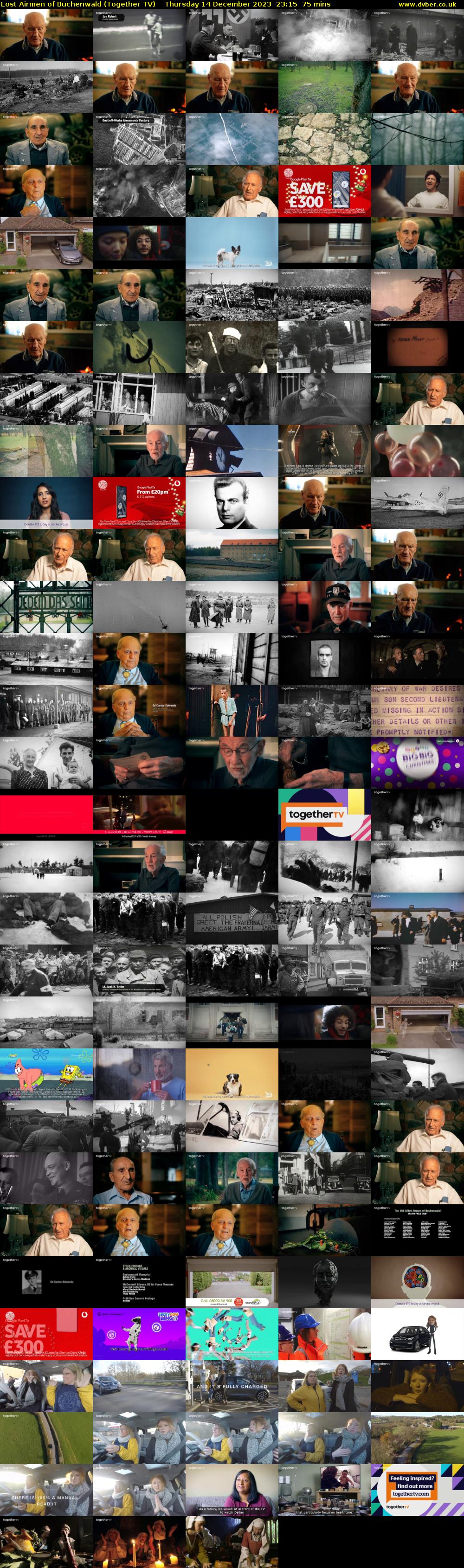Lost Airmen of Buchenwald (Together TV) Thursday 14 December 2023 23:15 - 00:30