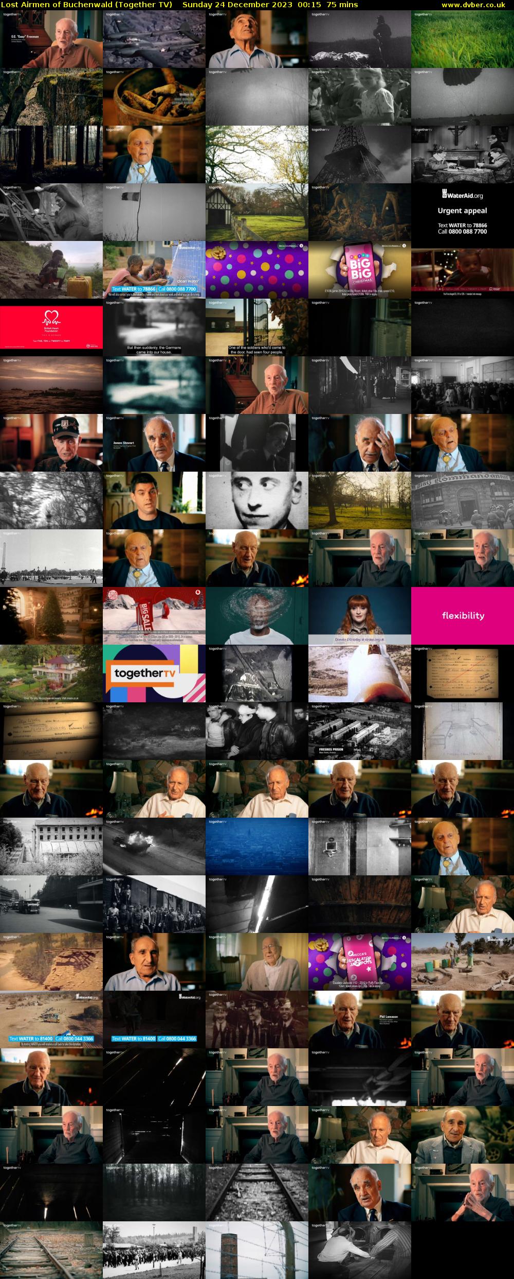 Lost Airmen of Buchenwald (Together TV) Sunday 24 December 2023 00:15 - 01:30