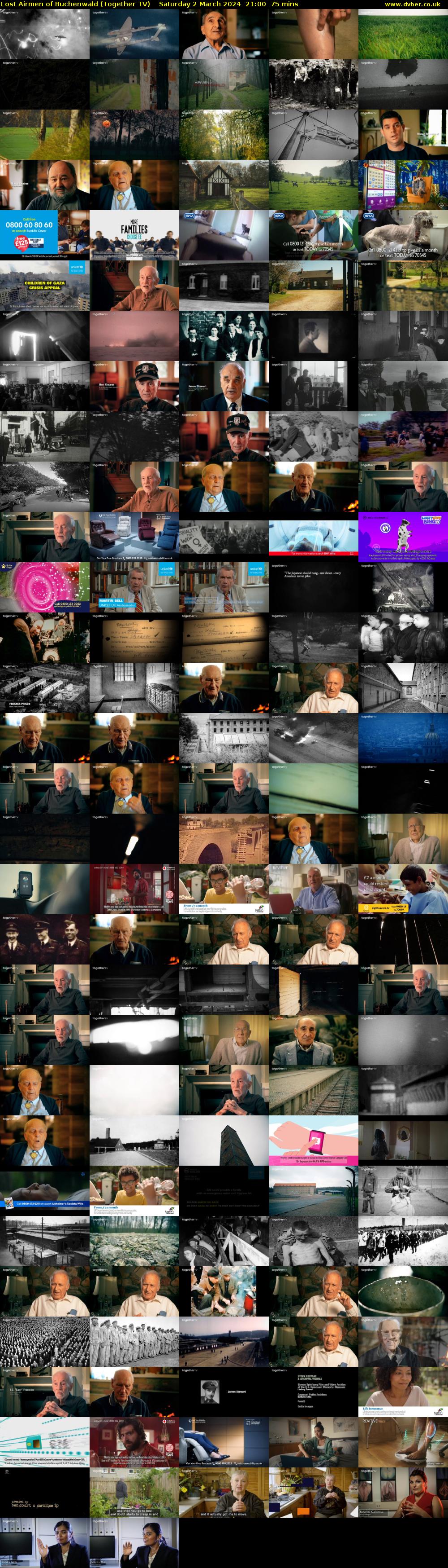 Lost Airmen of Buchenwald (Together TV) Saturday 2 March 2024 21:00 - 22:15