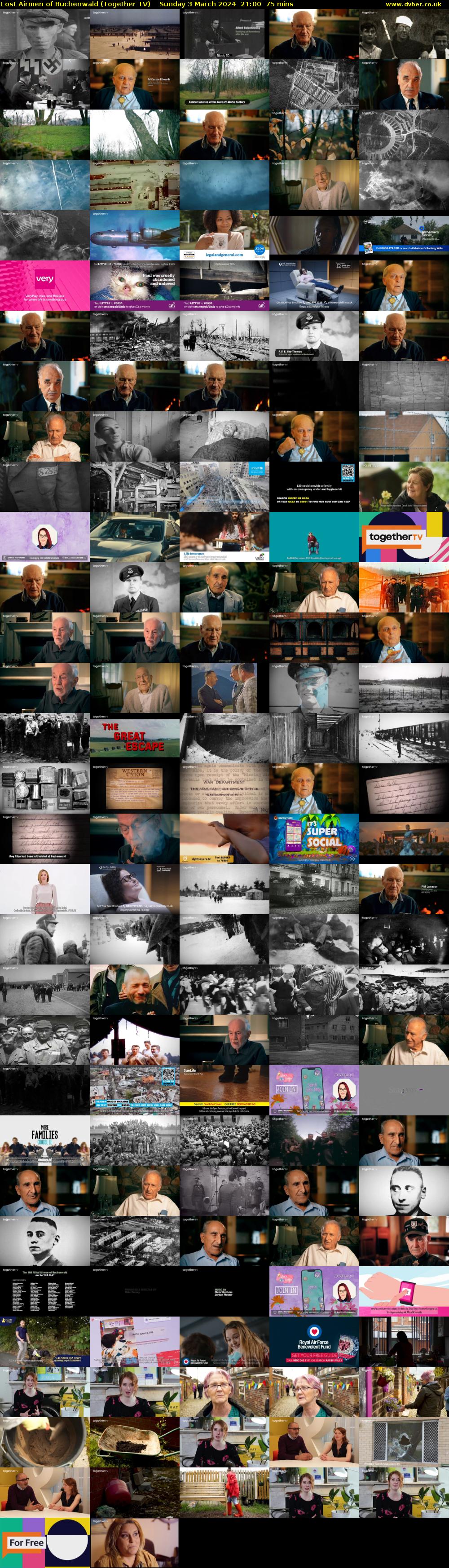 Lost Airmen of Buchenwald (Together TV) Sunday 3 March 2024 21:00 - 22:15