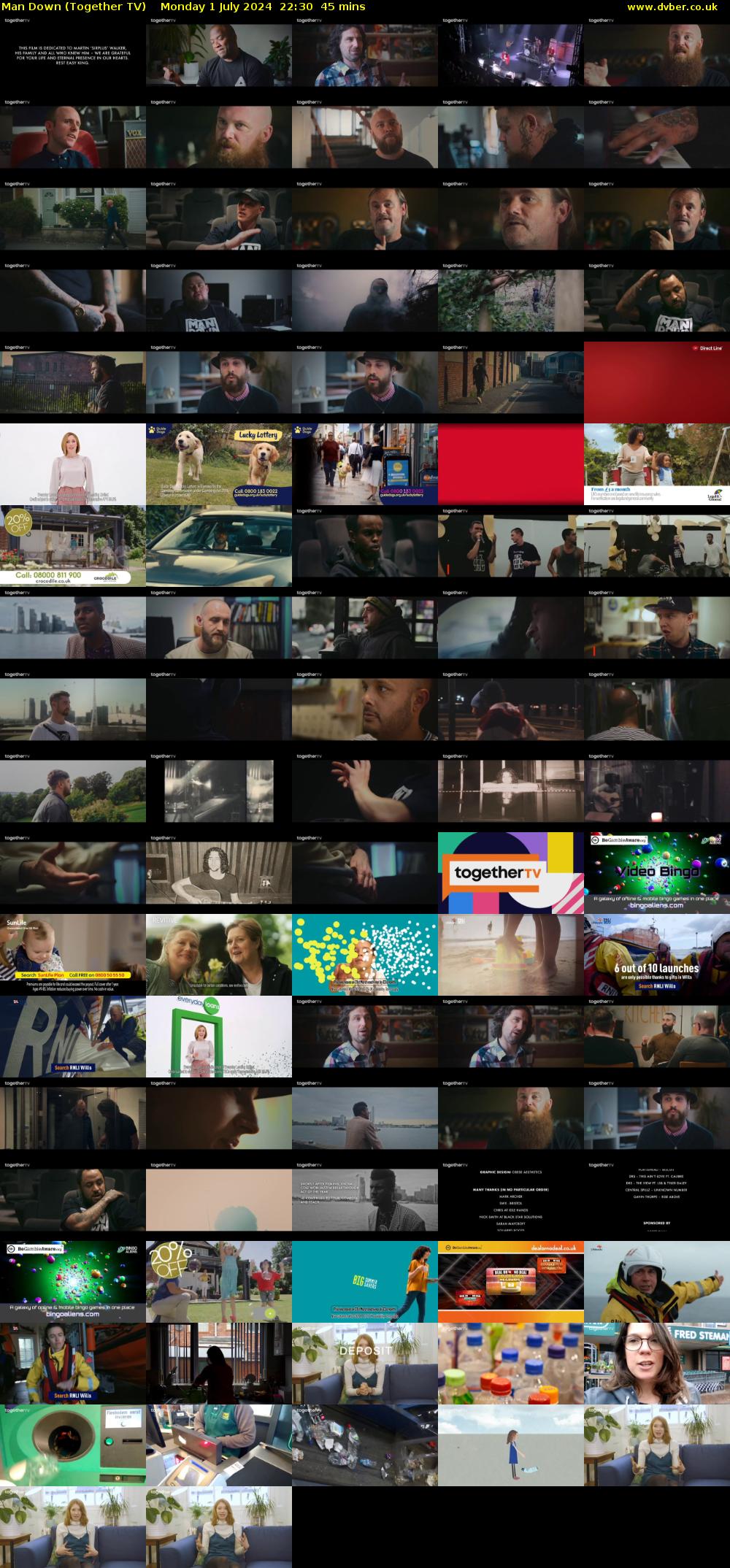 Man Down (Together TV) Monday 1 July 2024 22:30 - 23:15