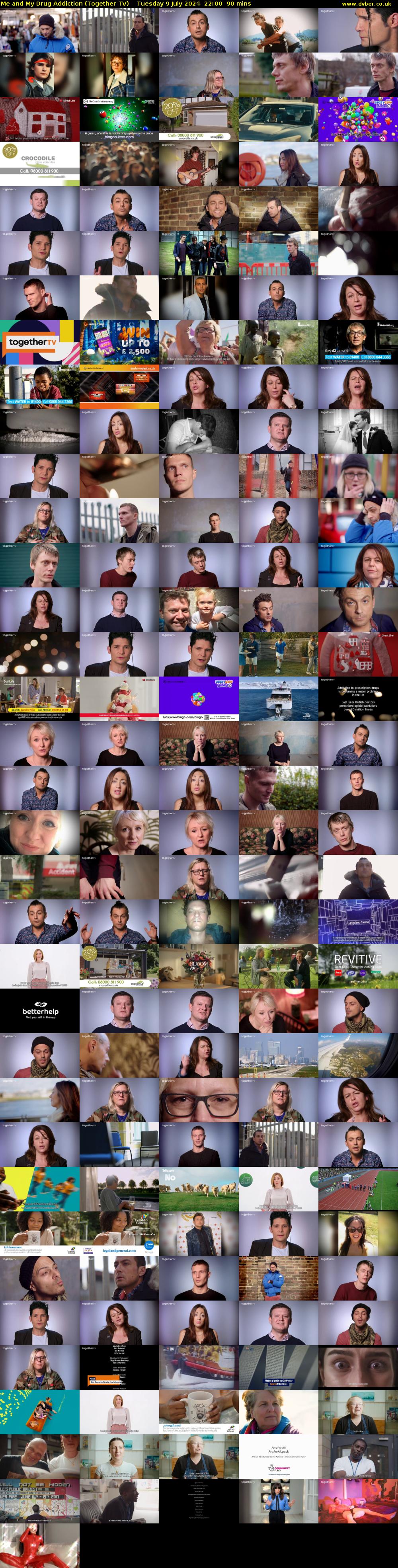 Me and My Drug Addiction (Together TV) Tuesday 9 July 2024 22:00 - 23:30