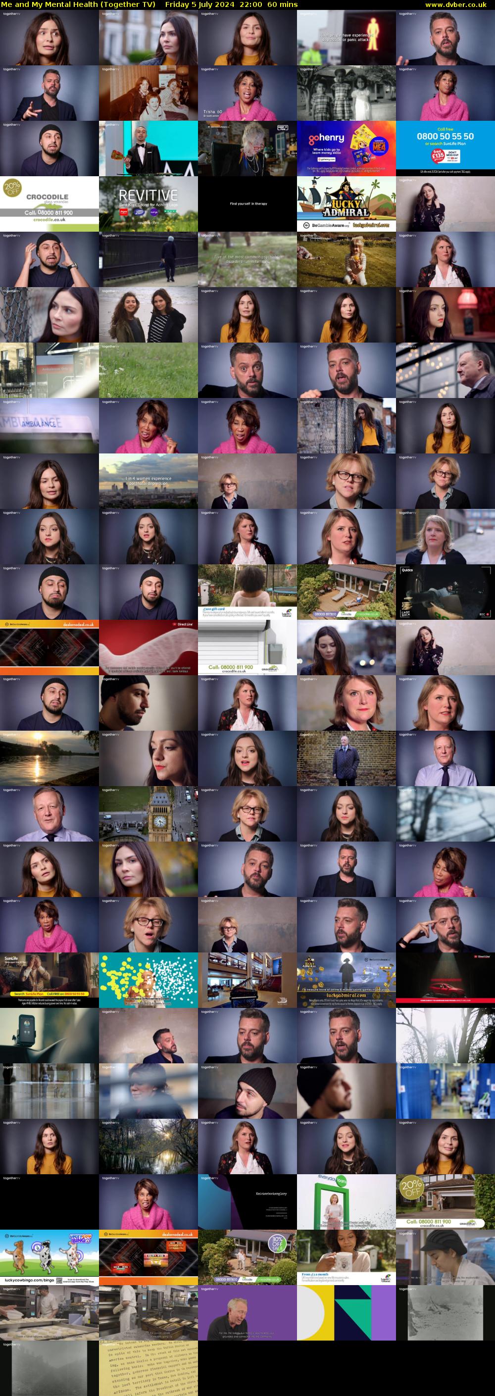 Me and My Mental Health (Together TV) Friday 5 July 2024 22:00 - 23:00