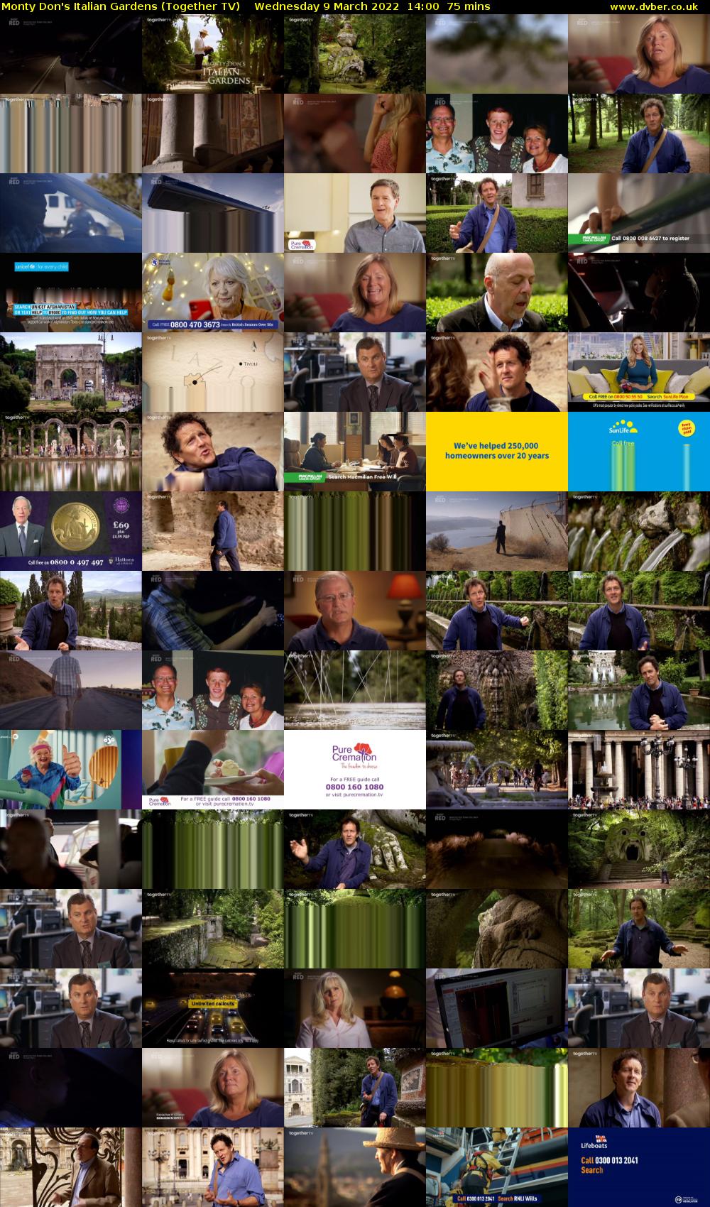 Monty Don's Italian Gardens (Together TV) Wednesday 9 March 2022 14:00 - 15:15