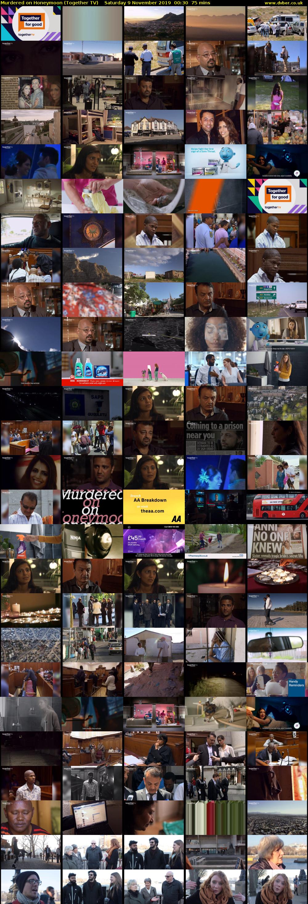 Murdered on Honeymoon (Together TV) Saturday 9 November 2019 00:30 - 01:45