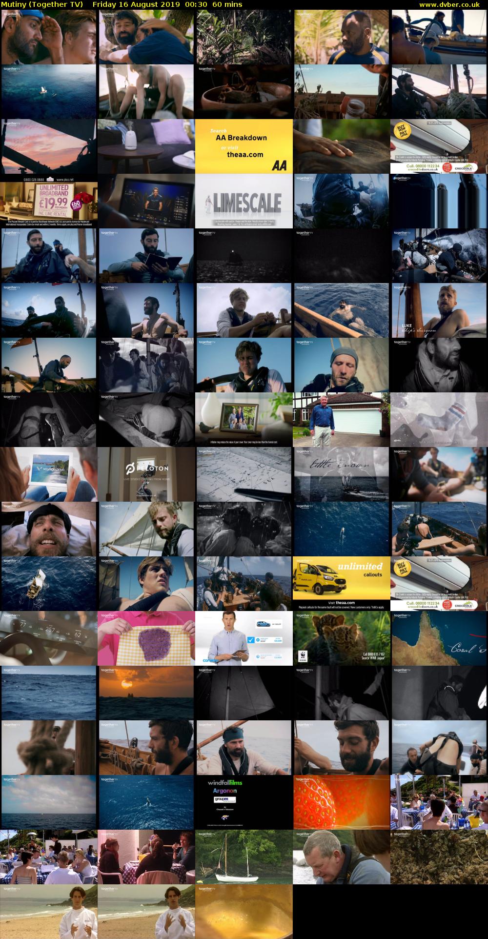 Mutiny (Together TV) Friday 16 August 2019 00:30 - 01:30