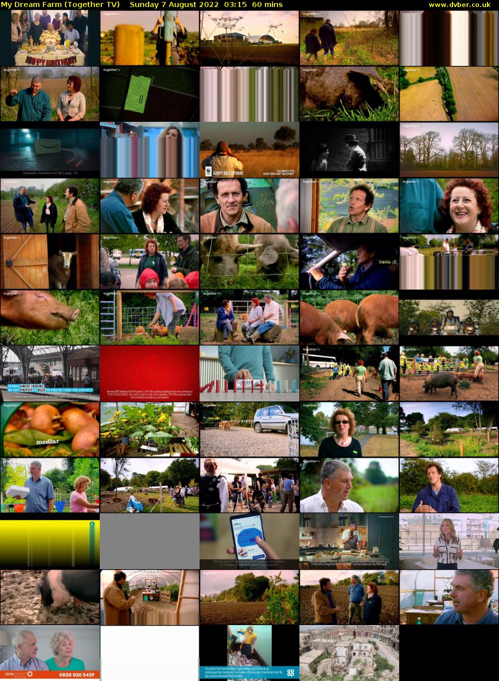 My Dream Farm (Together TV) Sunday 7 August 2022 03:15 - 04:15