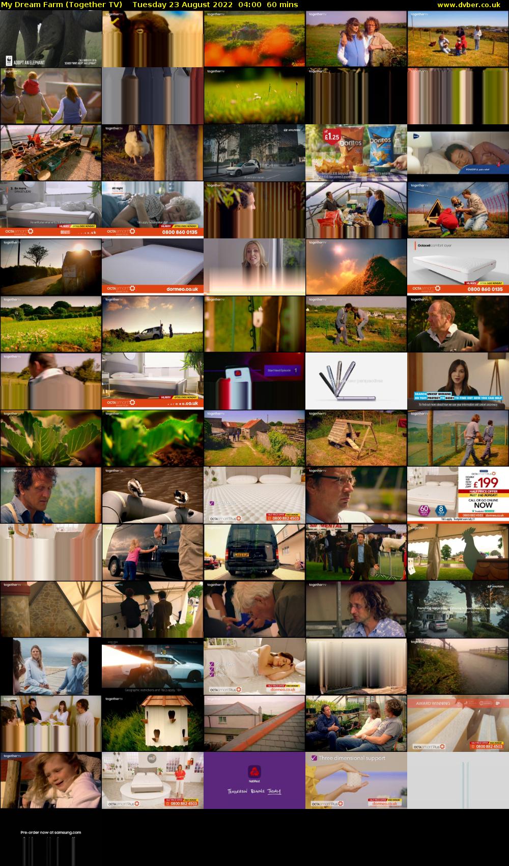 My Dream Farm (Together TV) Tuesday 23 August 2022 04:00 - 05:00