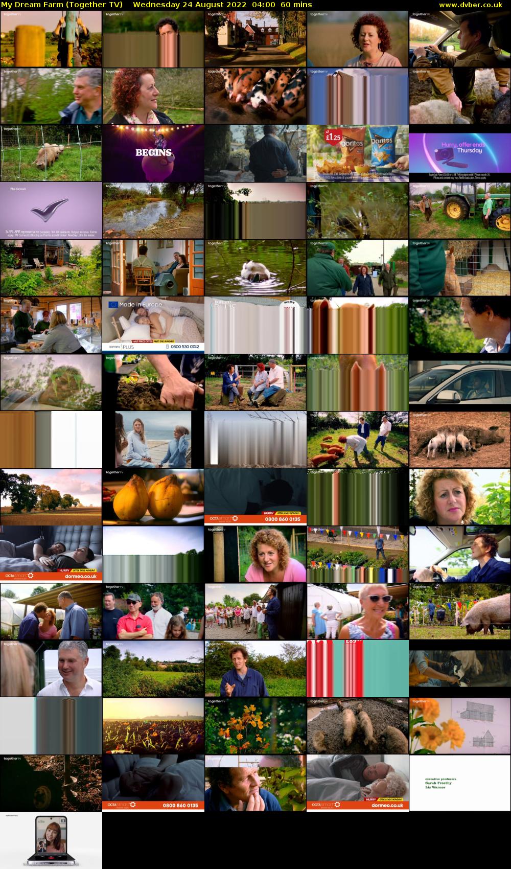 My Dream Farm (Together TV) Wednesday 24 August 2022 04:00 - 05:00