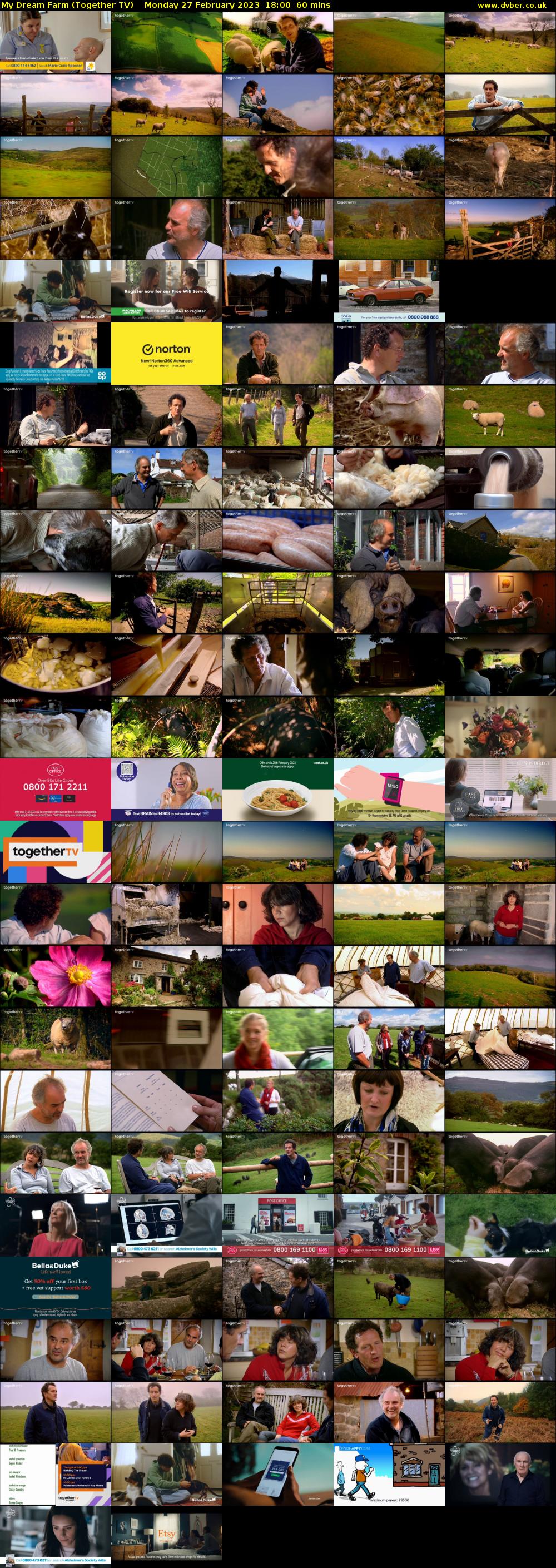 My Dream Farm (Together TV) Monday 27 February 2023 18:00 - 19:00