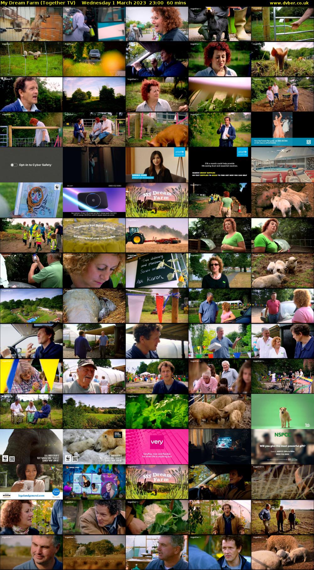 My Dream Farm (Together TV) Wednesday 1 March 2023 23:00 - 00:00