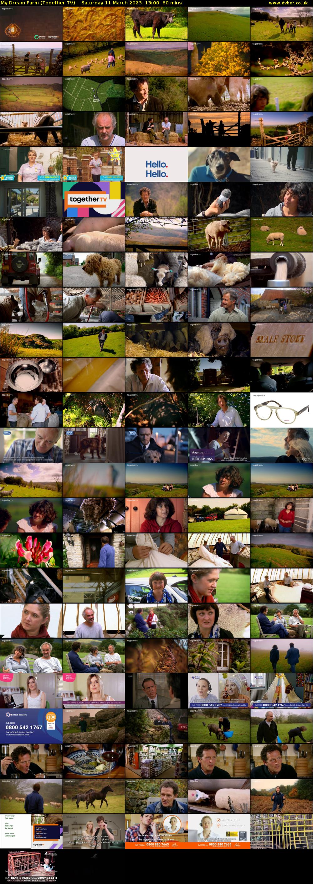 My Dream Farm (Together TV) Saturday 11 March 2023 13:00 - 14:00