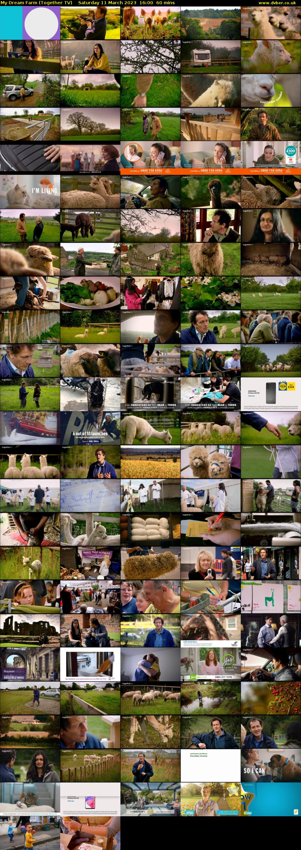 My Dream Farm (Together TV) Saturday 11 March 2023 16:00 - 17:00