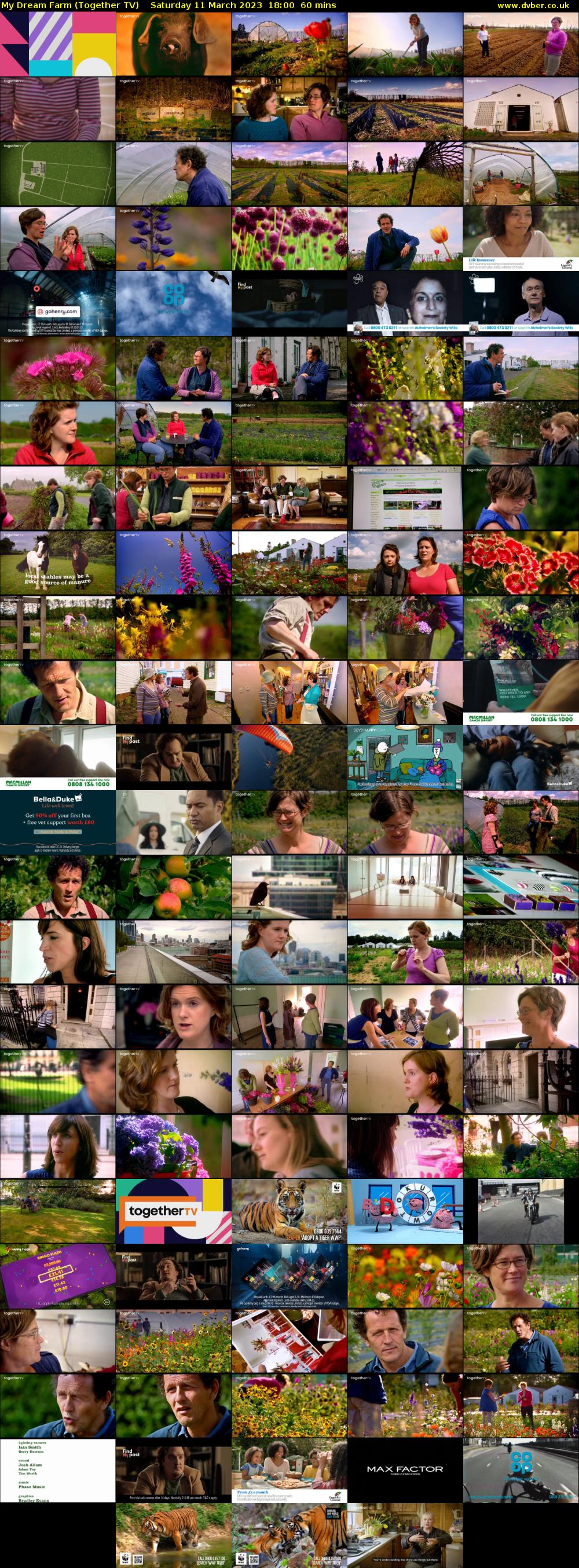 My Dream Farm (Together TV) Saturday 11 March 2023 18:00 - 19:00