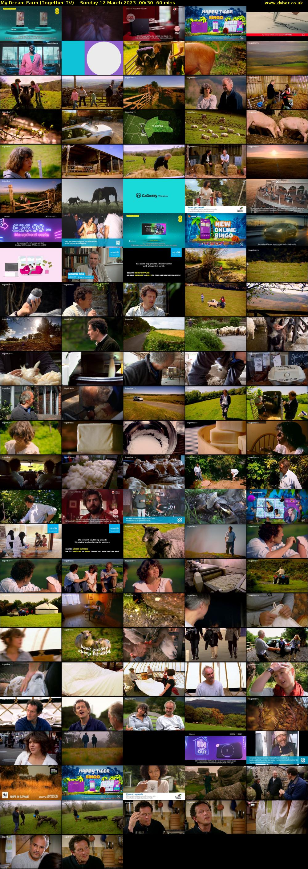 My Dream Farm (Together TV) Sunday 12 March 2023 00:30 - 01:30
