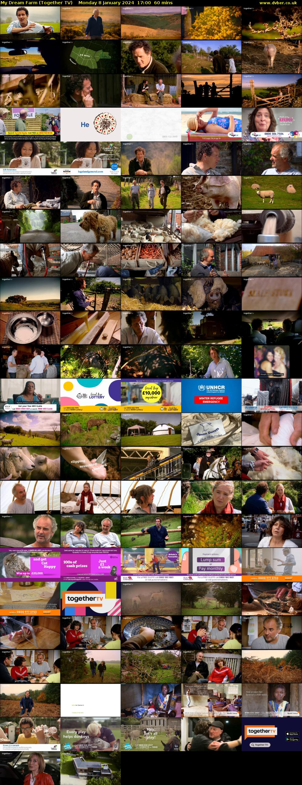 My Dream Farm (Together TV) Monday 8 January 2024 17:00 - 18:00