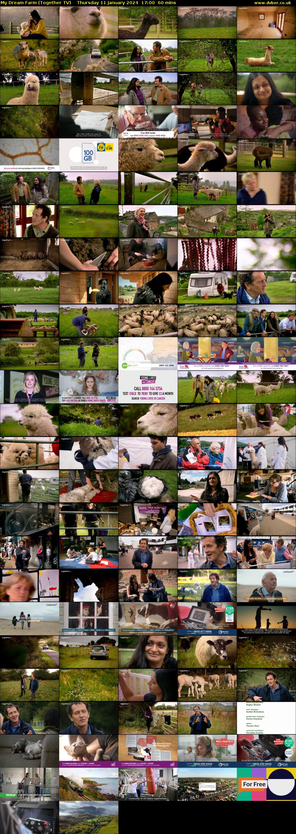 My Dream Farm (Together TV) Thursday 11 January 2024 17:00 - 18:00