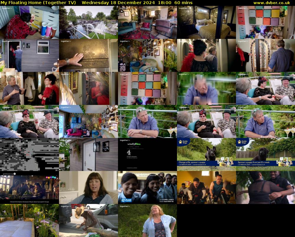 My Floating Home (Together TV) Wednesday 18 December 2024 18:00 - 19:00