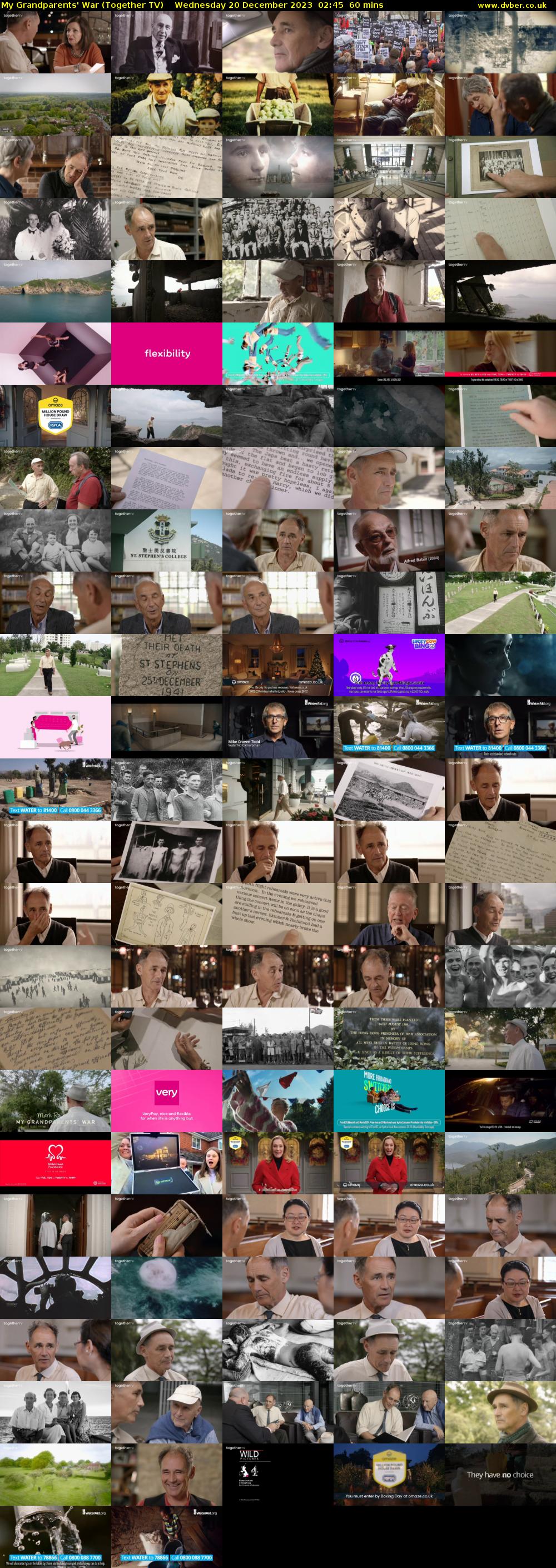 My Grandparents' War (Together TV) Wednesday 20 December 2023 02:45 - 03:45